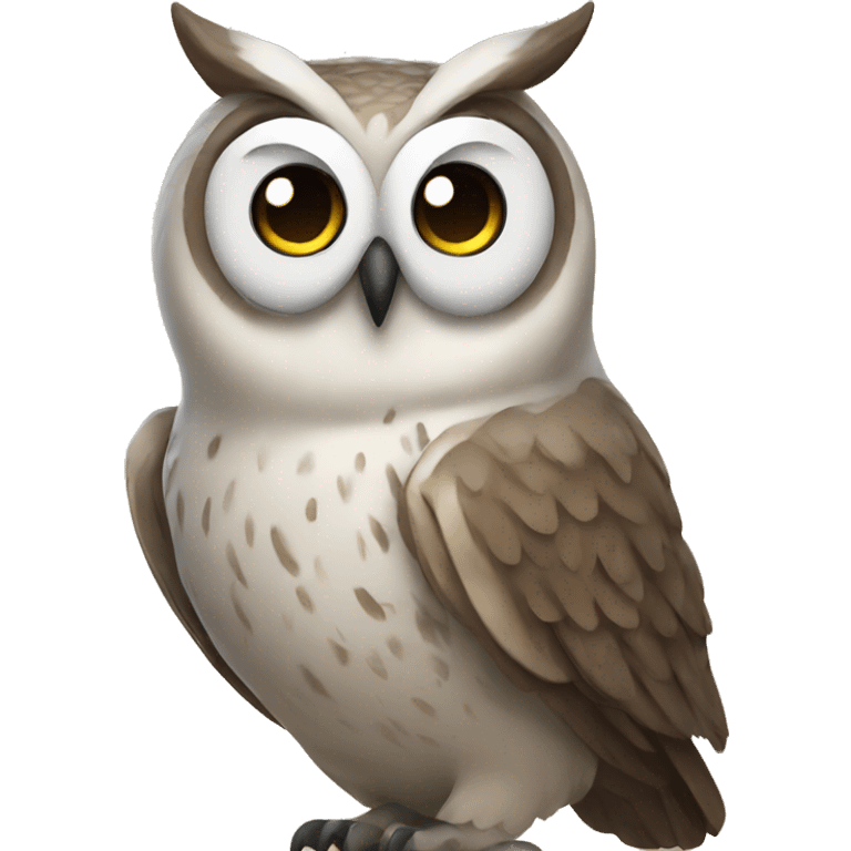 owl thinks emoji