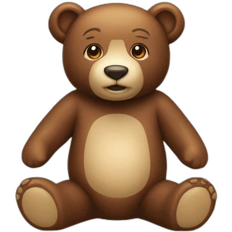 Children’s toy bear emoji