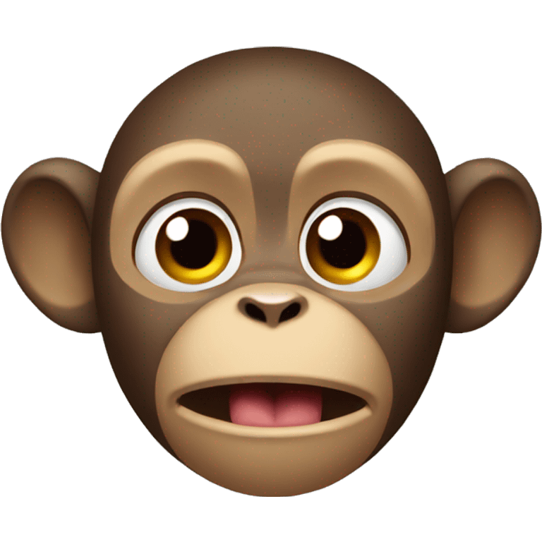 Monkey crying emoji