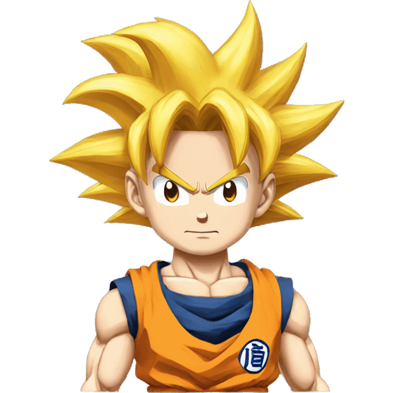 Son goku in super saiyan 3 emoji