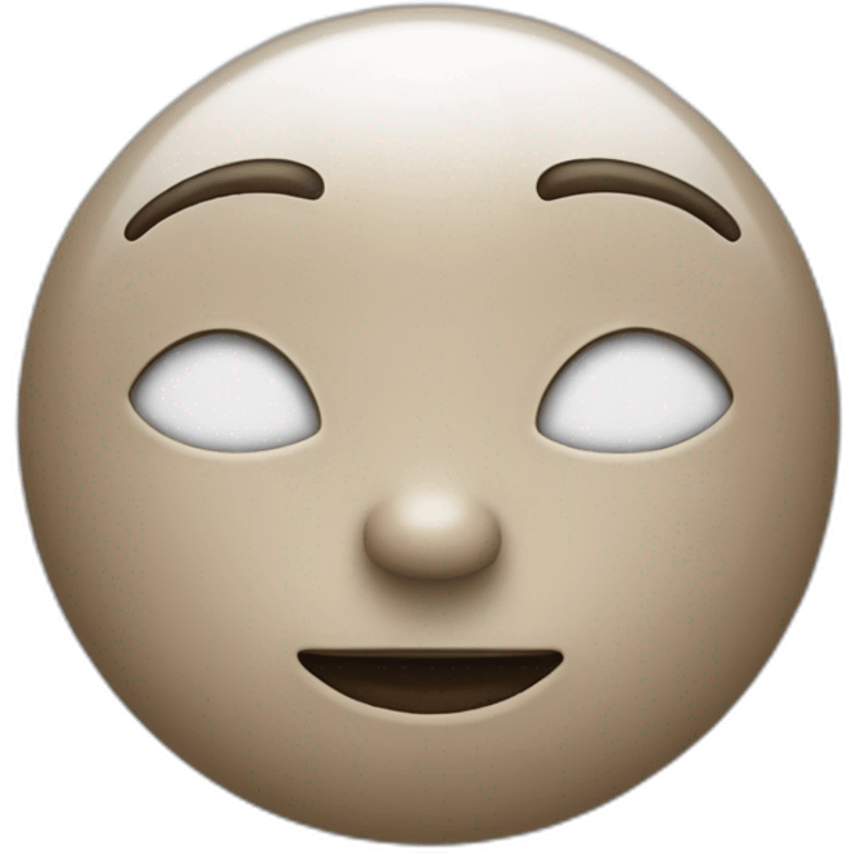 visage qui tient la nouvelle lune emoji