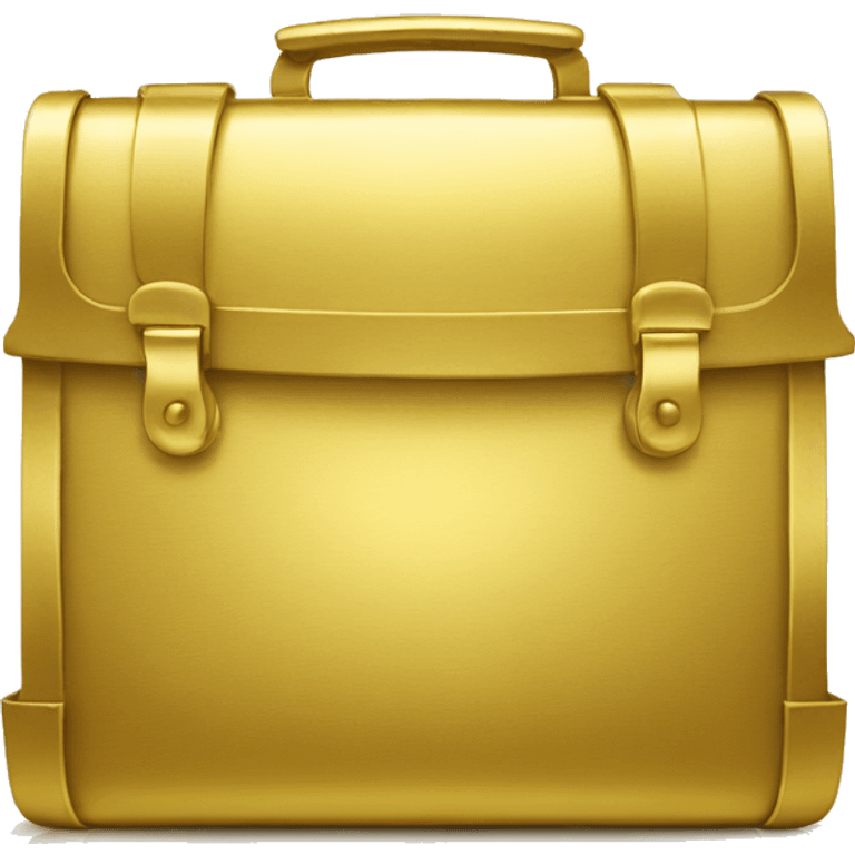 gold briefcase emoji