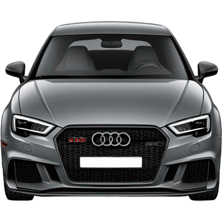 audi rs3 grey emoji