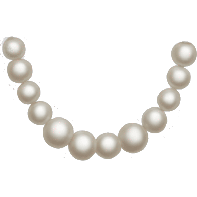 Pearl necklace  emoji