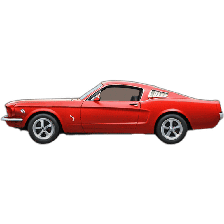 Red mustang emoji