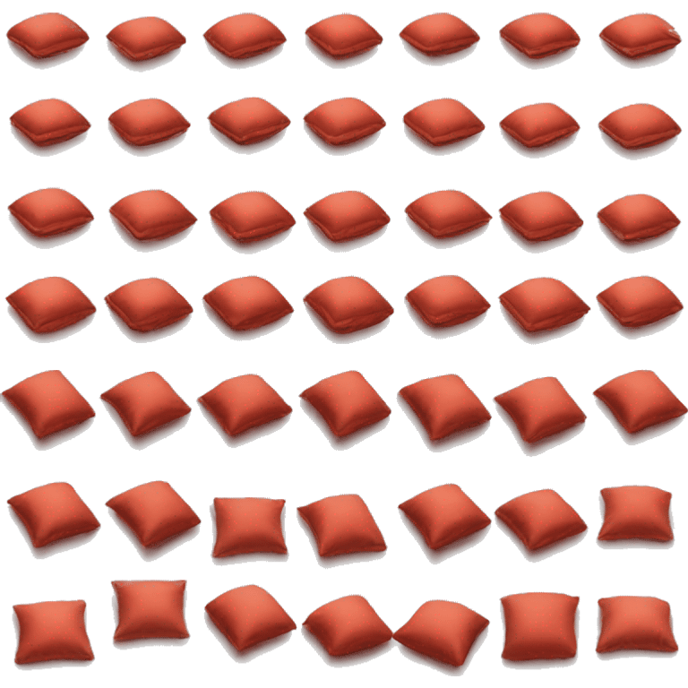 Pack of red pillow  emoji