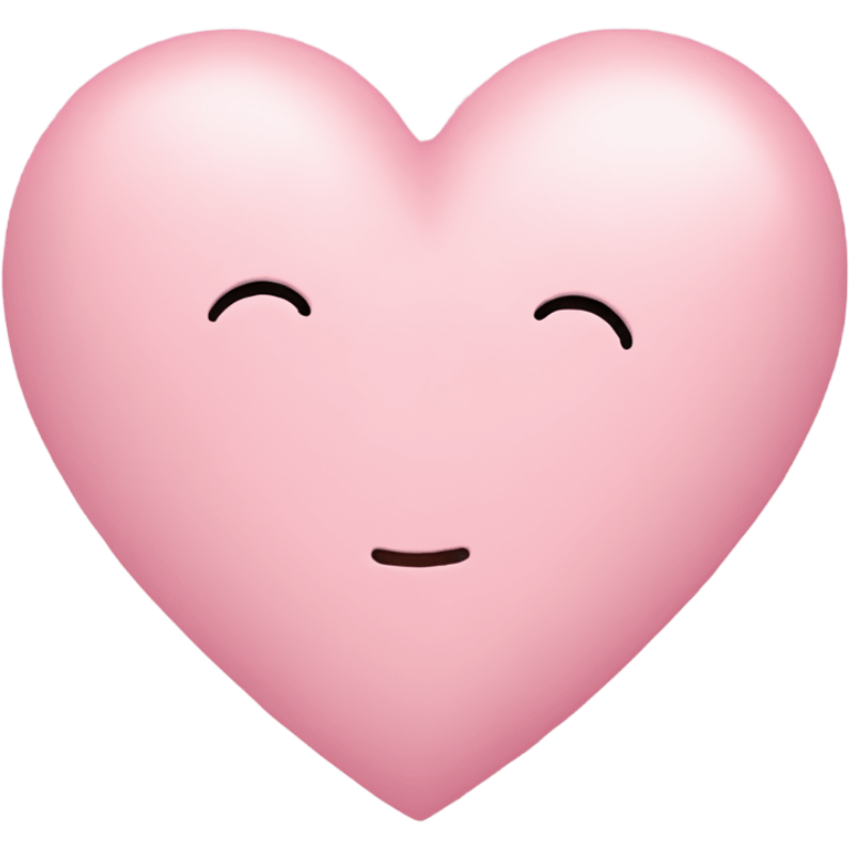 pastel pink heart emoji