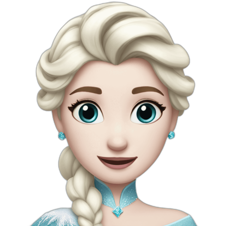 elsa from frozen emoji