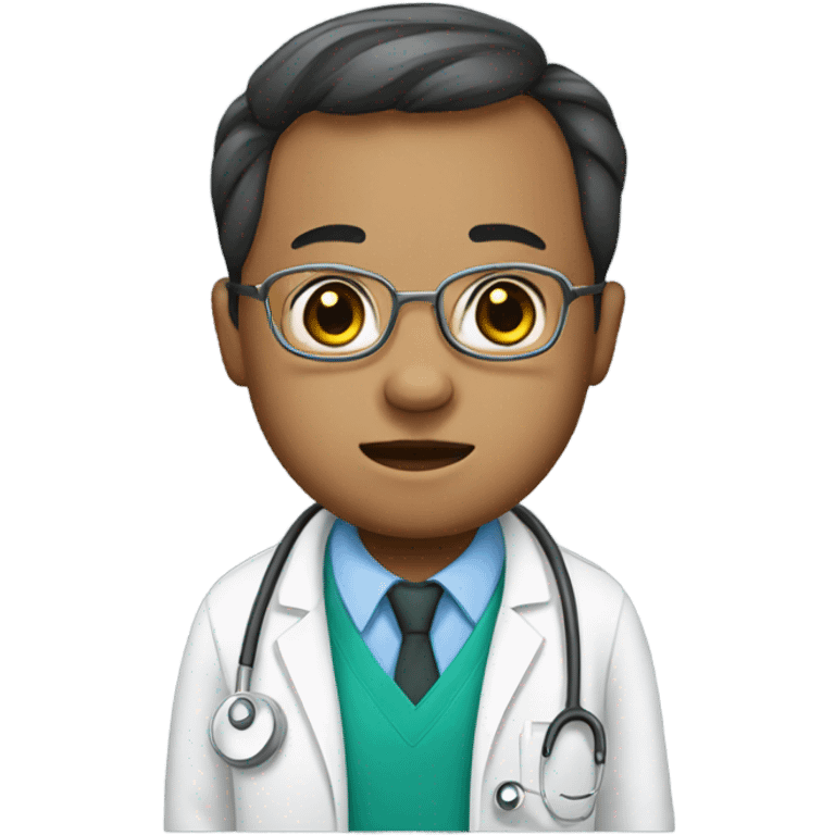 Doctor with Down syndrome  emoji