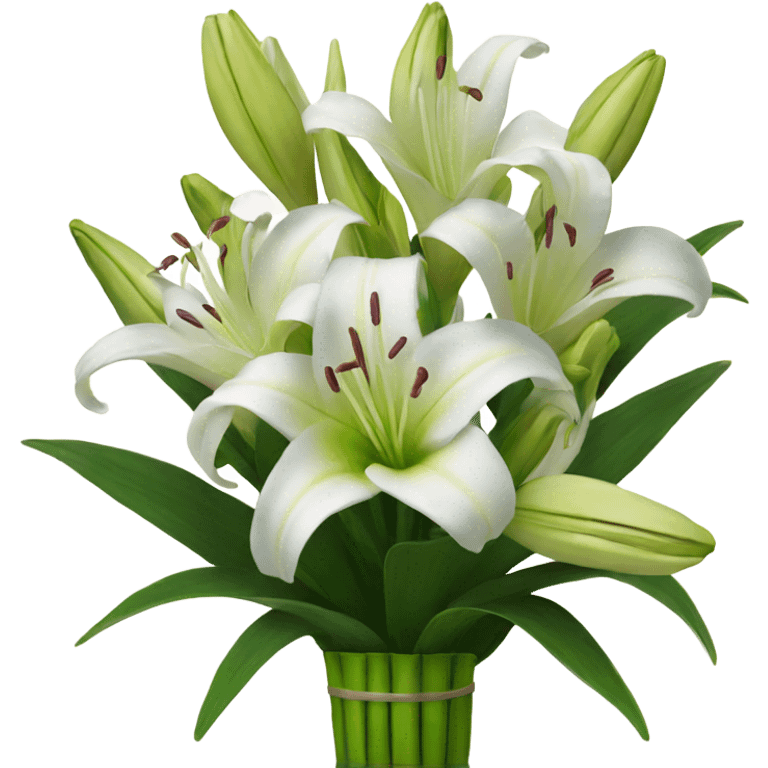 Lily bouquet  emoji