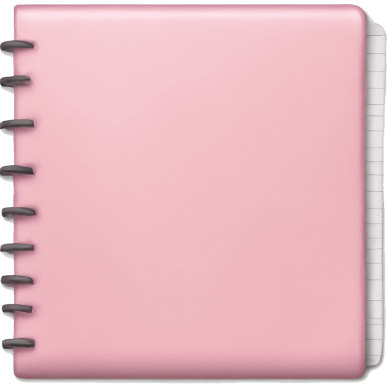 light pink notepad emoji