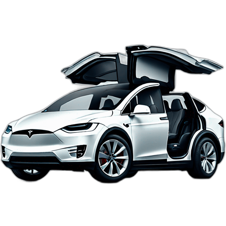 Tesla model x emoji