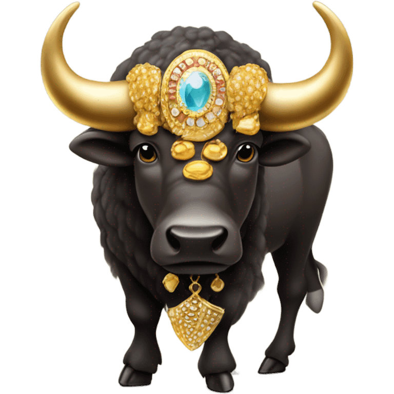 Wealthy buffalo emoji