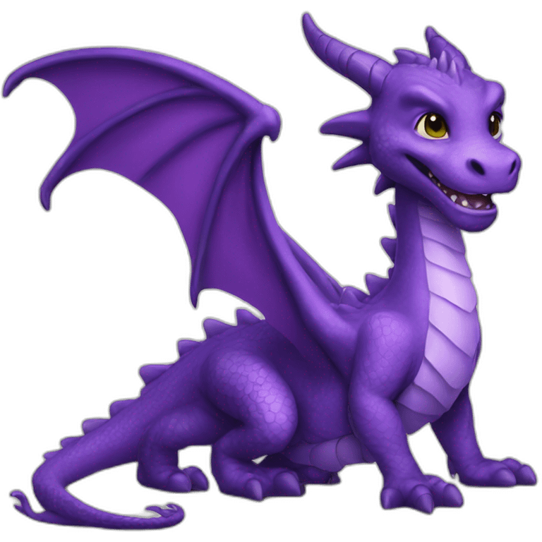 Dragon violet emoji