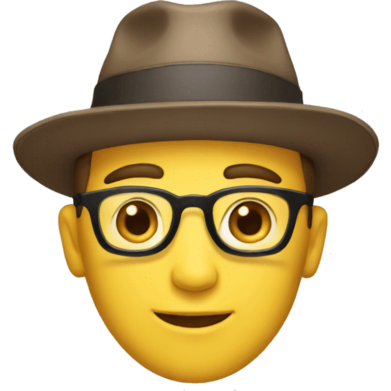 guy with a hat emoji