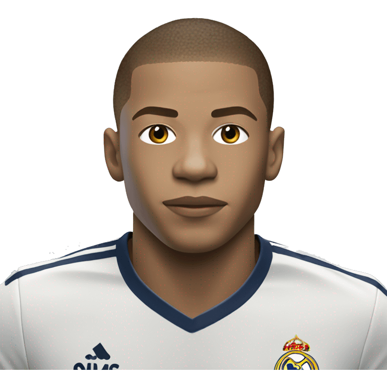 Mbappe in real madrid jersey emoji