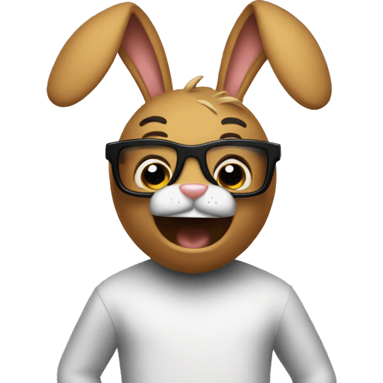 Bad bunny singing  emoji