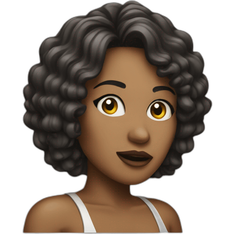 Female singer emoji