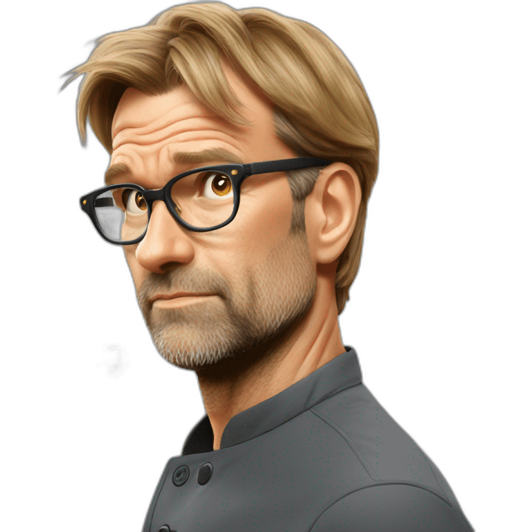 jurgen Klopp is doing "chef's kiss" gesture emoji