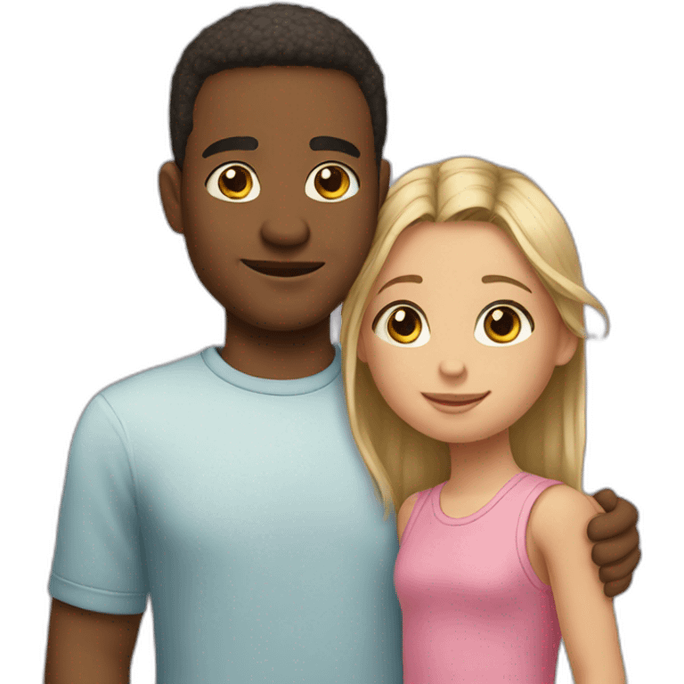 Brother and little sister  emoji