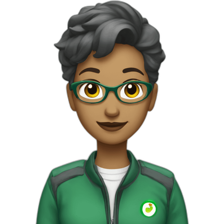 RATP staff jade-green jackets emoji