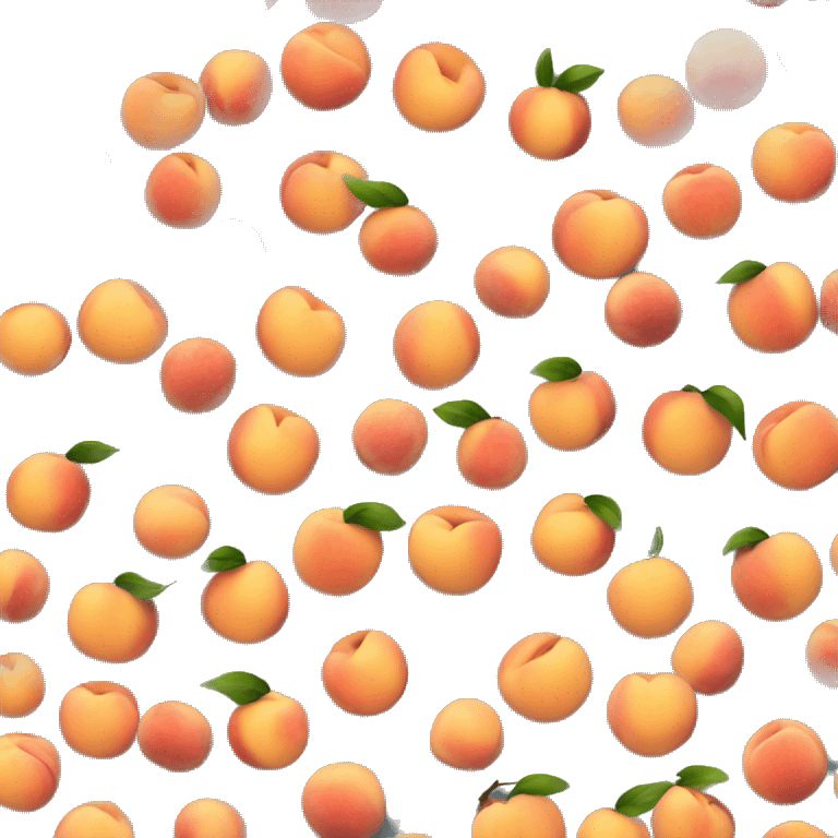 Peach kisses emoji