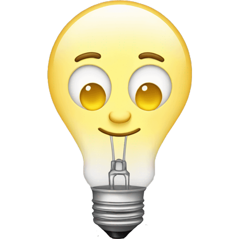 lightbulb toon emoji