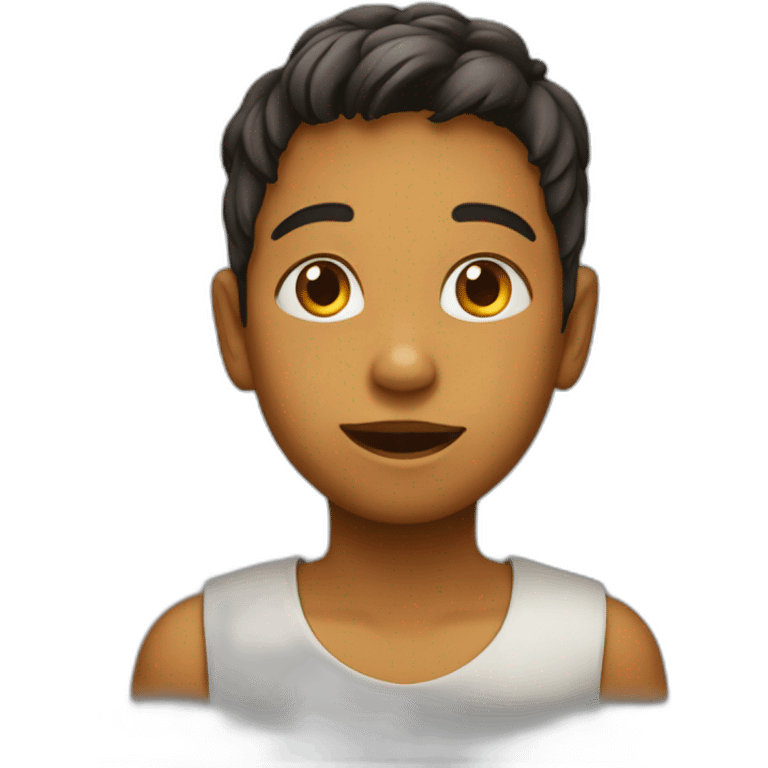 A child pranam  emoji