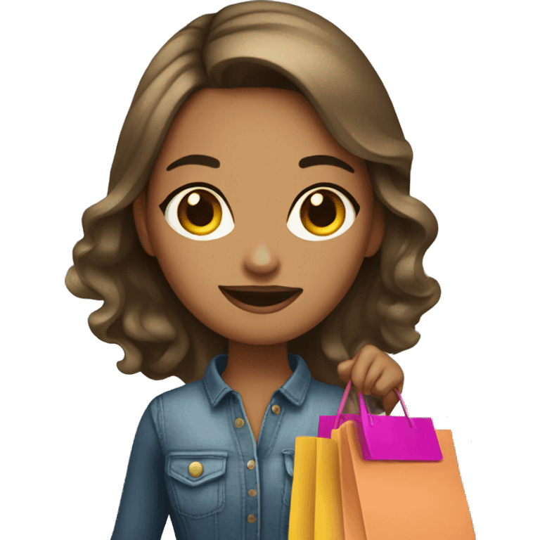 Shopaholic girl emoji