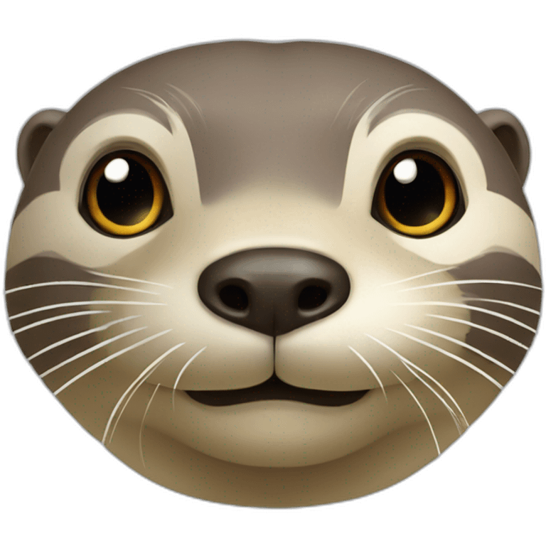 Loutre sur tourtu emoji