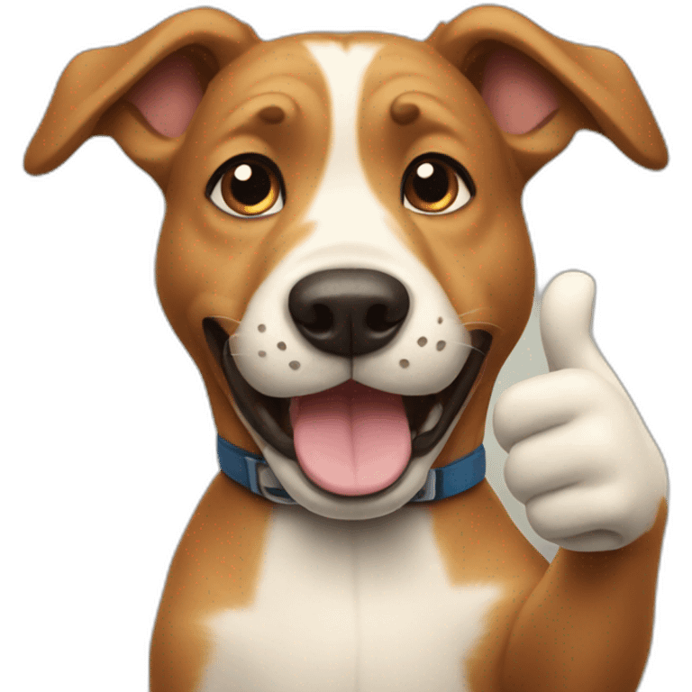 dog thumbs up emoji