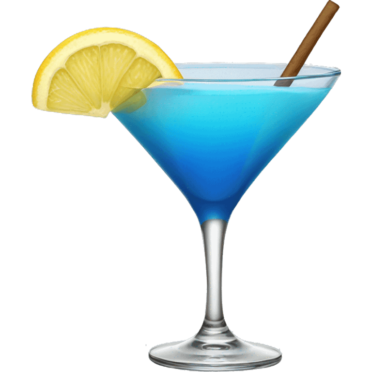 BLUE coctail emoji