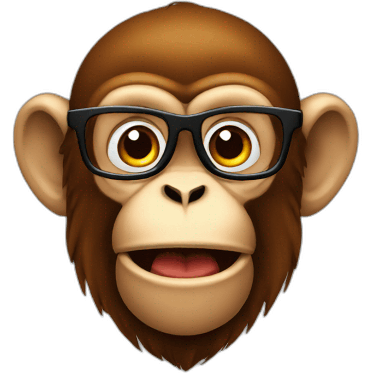 Genius-monkey emoji