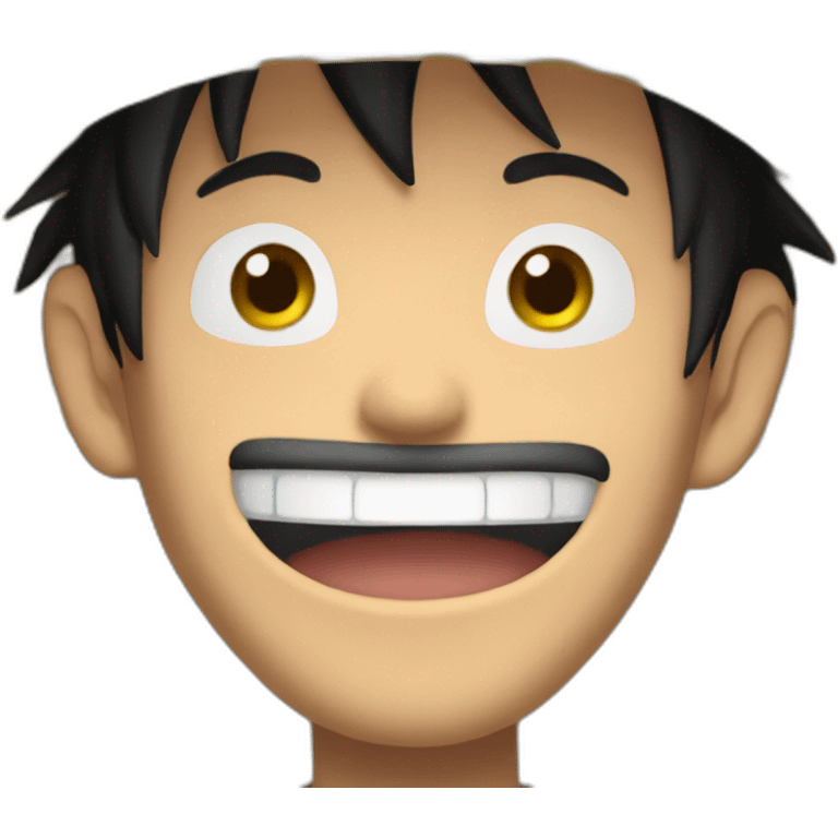 Luffy style emoji