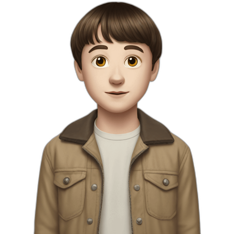 Noah Schnapp from stranger things emoji