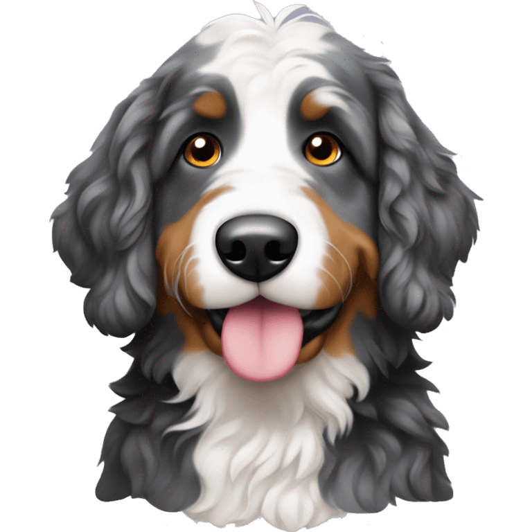 merle bernedoodle emoji