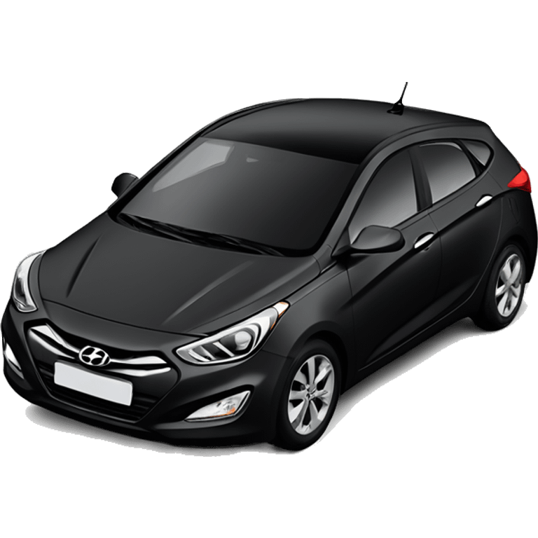 hyundai solaris I 2010 black color emoji