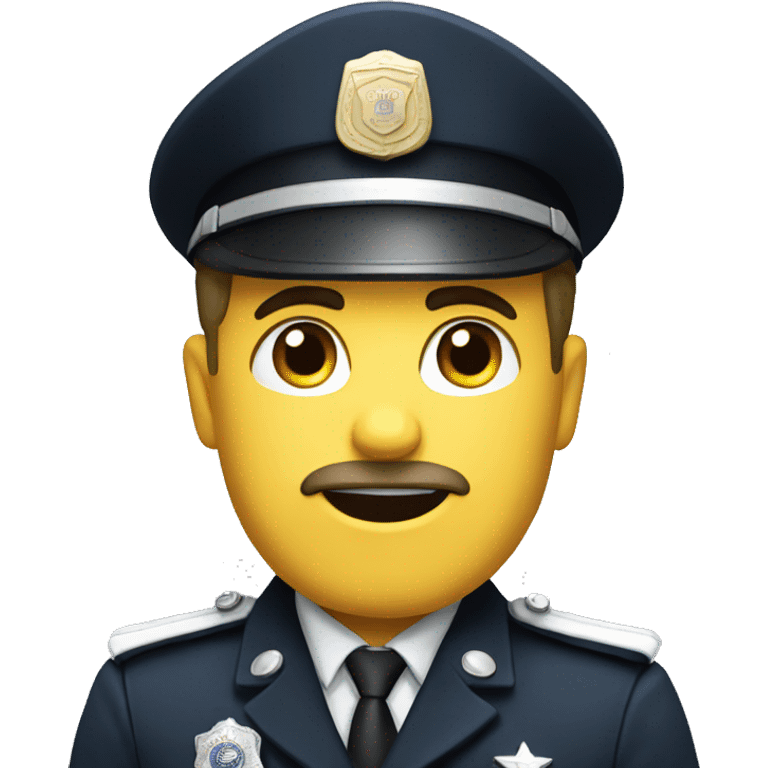 Officer say stop emoji