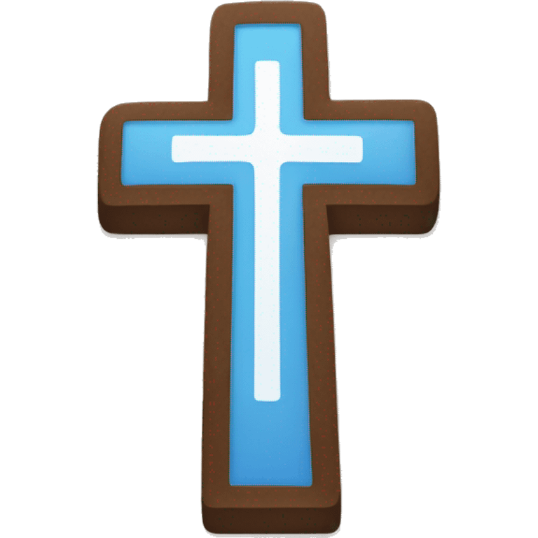 church cross but it's a venmo logo app emoji