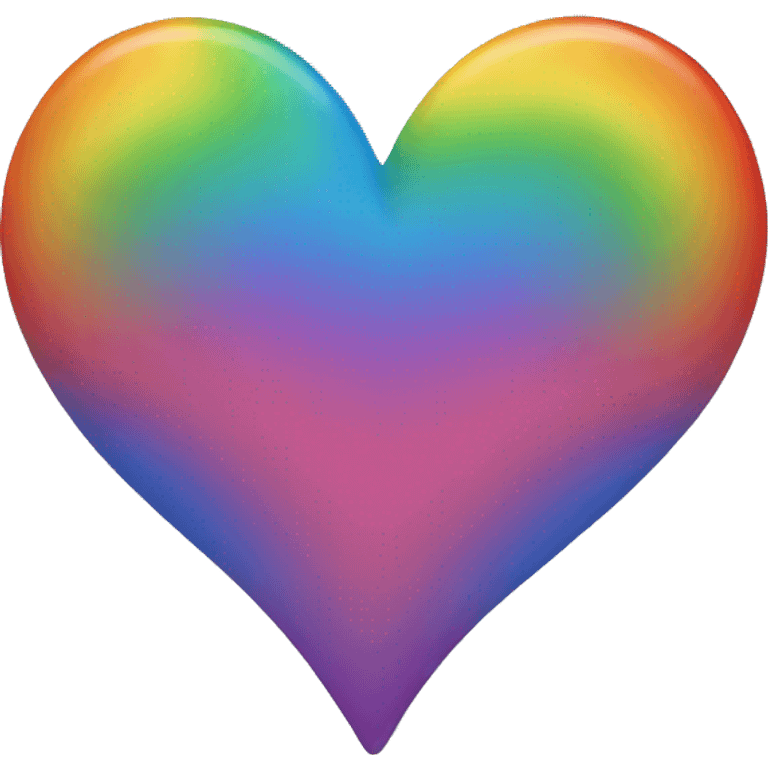 Rainbow heart emoji