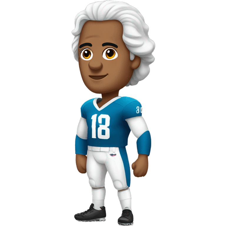 alexander hamilton wearing a football jersey emoji