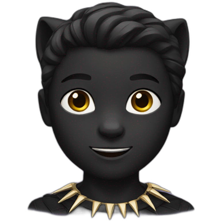 black panther emoji