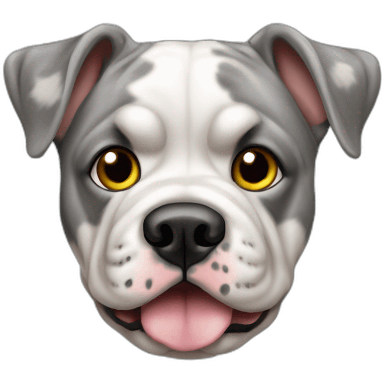 Merle english buldog emoji