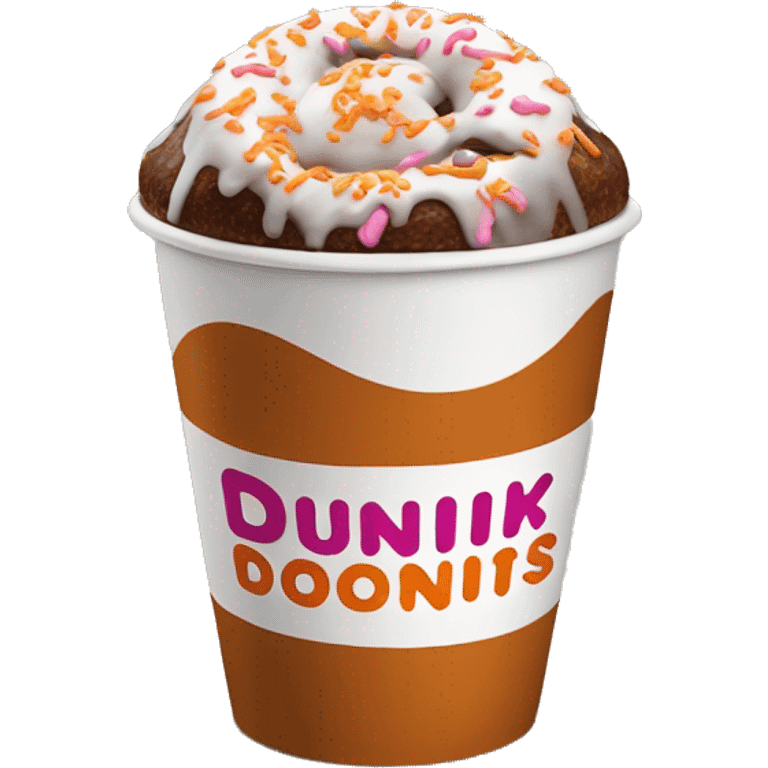 Dunkin’ Donuts cup emoji