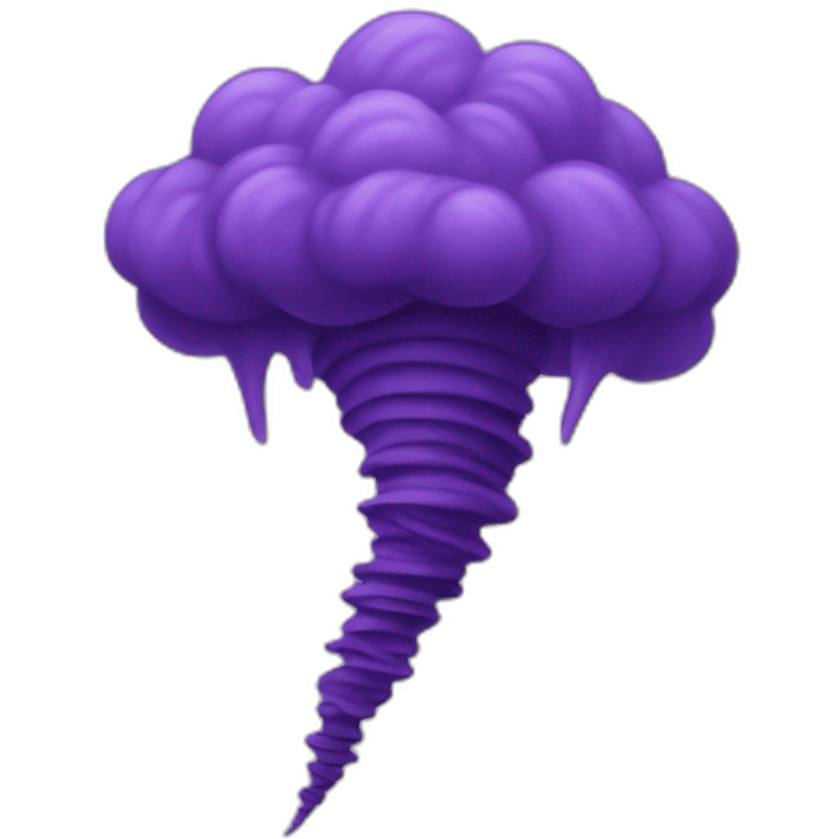 purple tornado  emoji