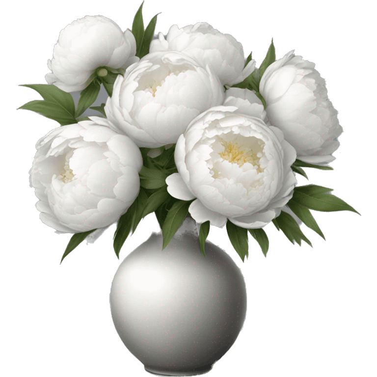 Realistic-light-grey-modern-vase-with-white-peonies emoji