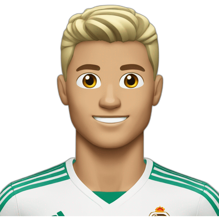 Cristiano Ronaldo blonde emoji