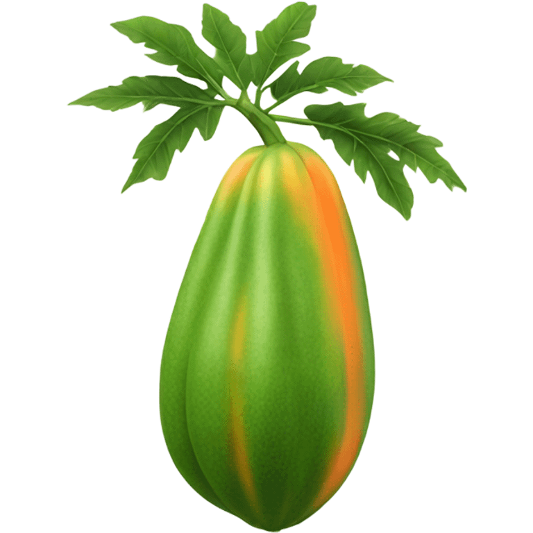 Realistic Papaya  emoji