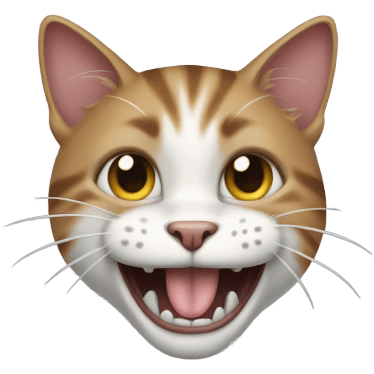 cat with teeth emoji