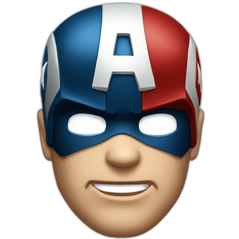 captain america HEAD emoji